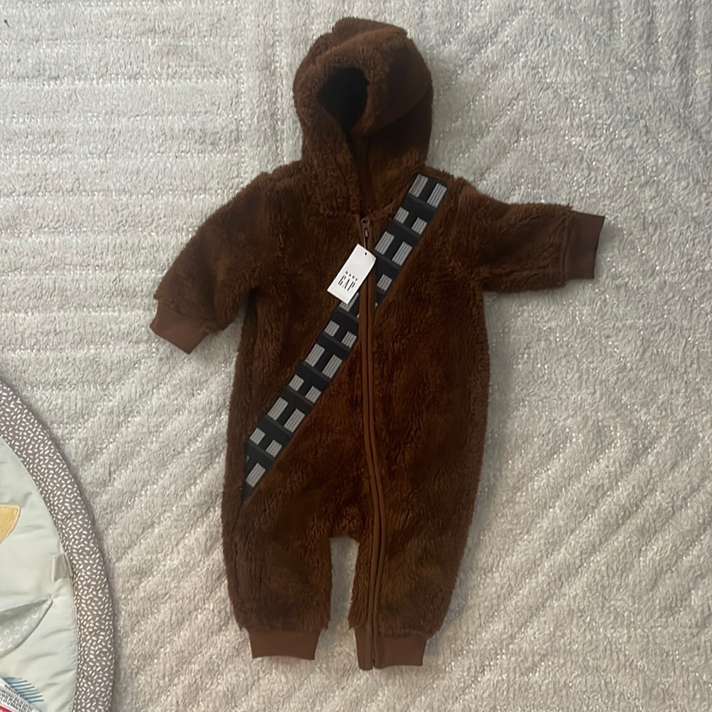 NWT babyGap | Star Wars Chewie Sherpa One-Piece - 3-6 months